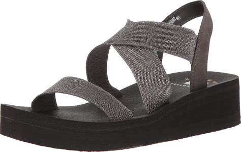 yellow box bunkie black metallic|Yellow Box Women's Bunkie Wedge Sandal .